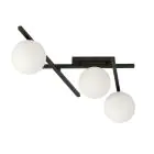 Emibig Plafondlamp Smart Staal Zwart | Geschikt voor 3x E14 - Max 10W
